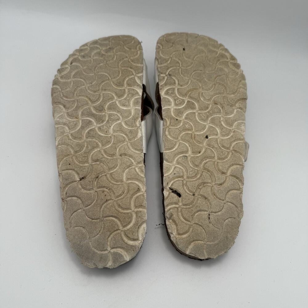 Birkenstock White Yao Birko-Flor Strap Sandals Womens Size 40 US 8.5 - Picture 6 of 7
